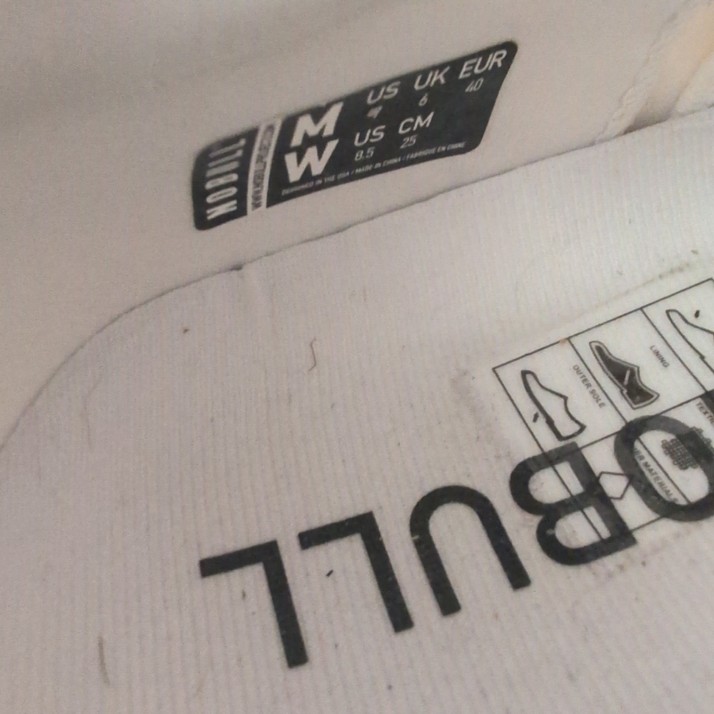 NOBULL Rec White Athletic Sneakers Men 7/ Woman 8.5 - Picture 2 of 13
